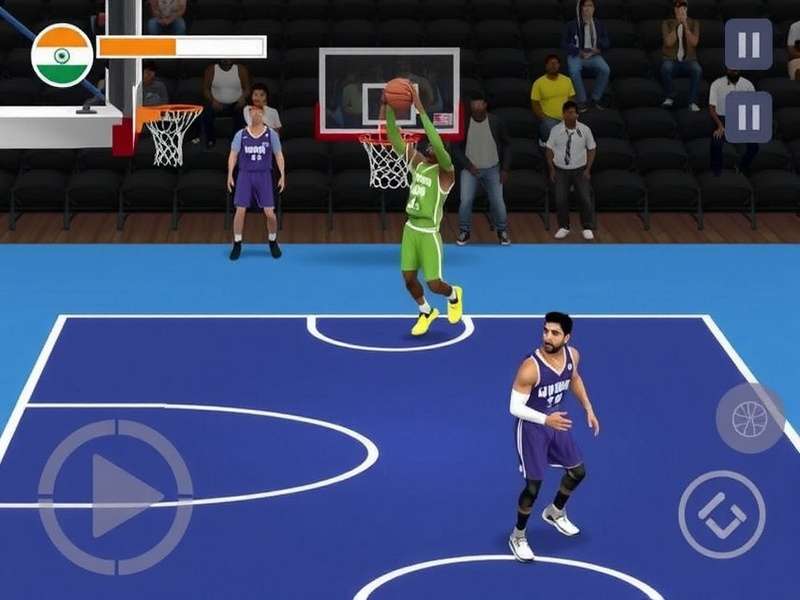 Indian Basketball Elite in Action Indian Basketball Elite Gameplay Screenshot